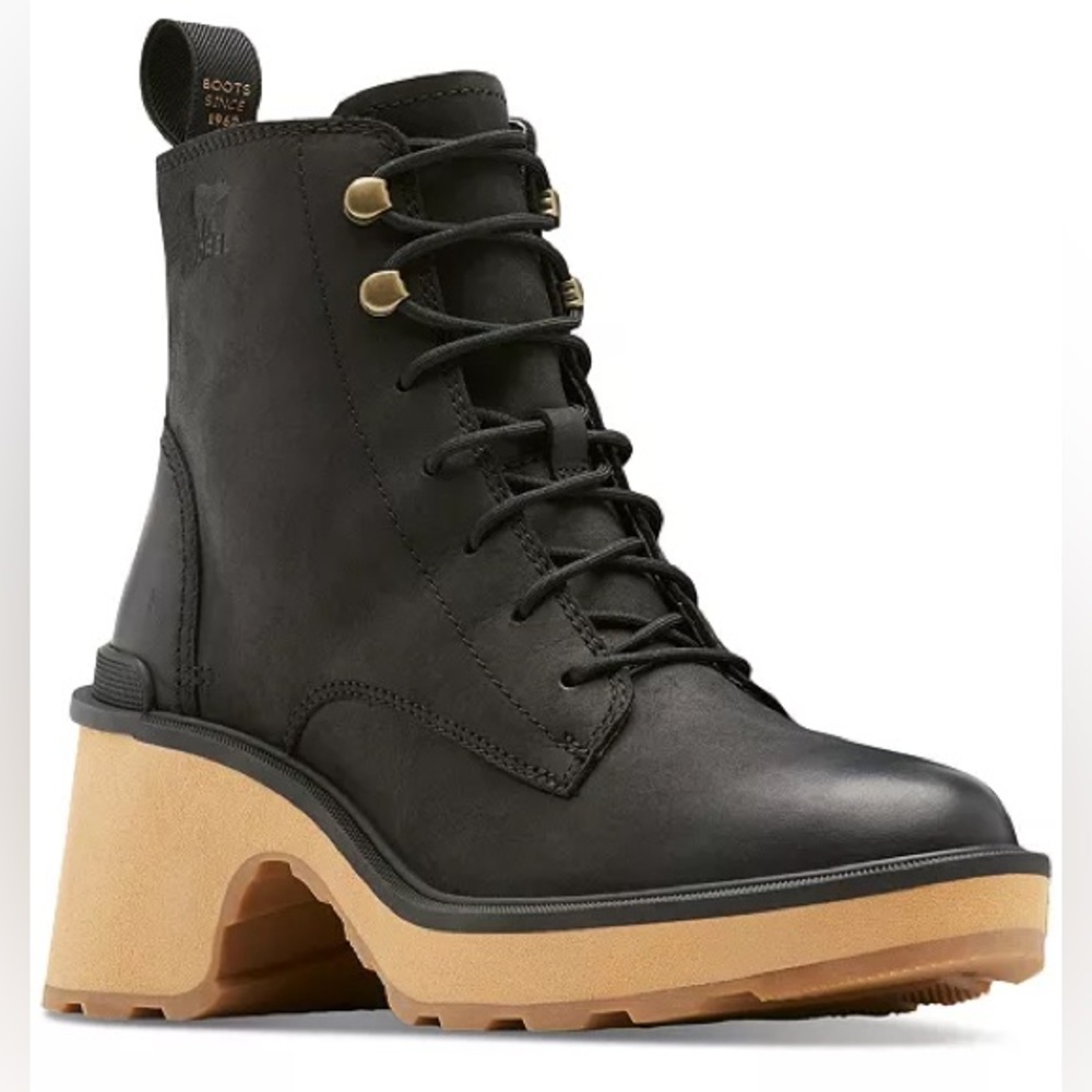 Sorel Women's Hi-Line Lace-Up Lug Combat Boots